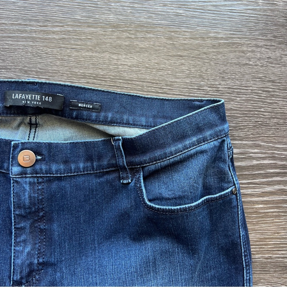 Lafayette 148 New York Mercer Kick Flare Jeans - Picture 3 of 8